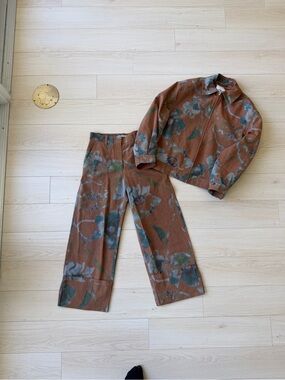 Women's Brown Floral Set - COS